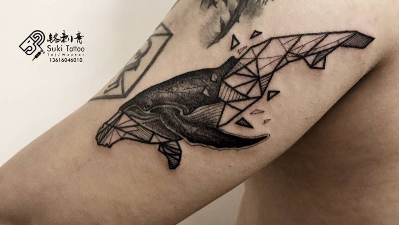 鲸鱼纹身图片