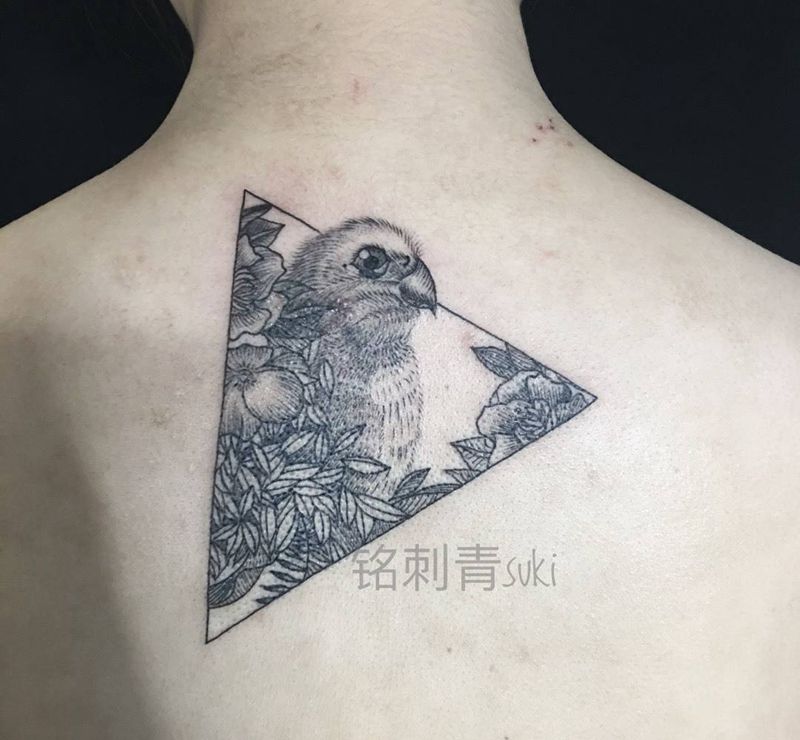 疤痕遮盖纹身图片