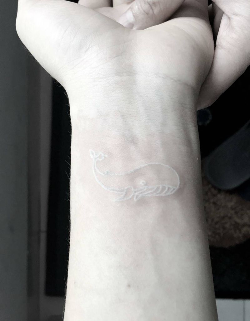 白色纹身纹身图片
