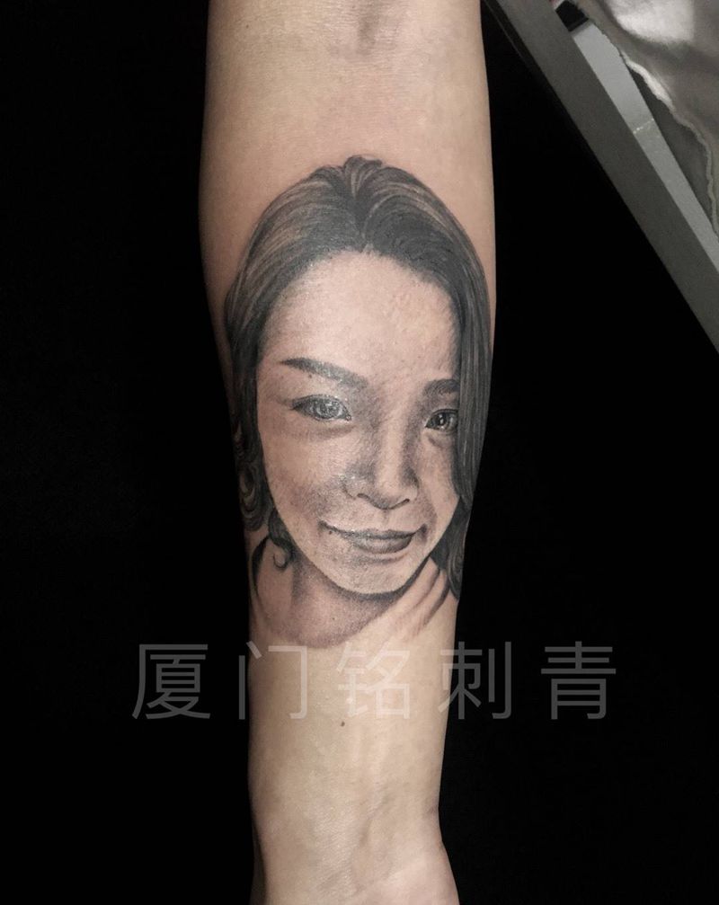 写实肖像纹身图片