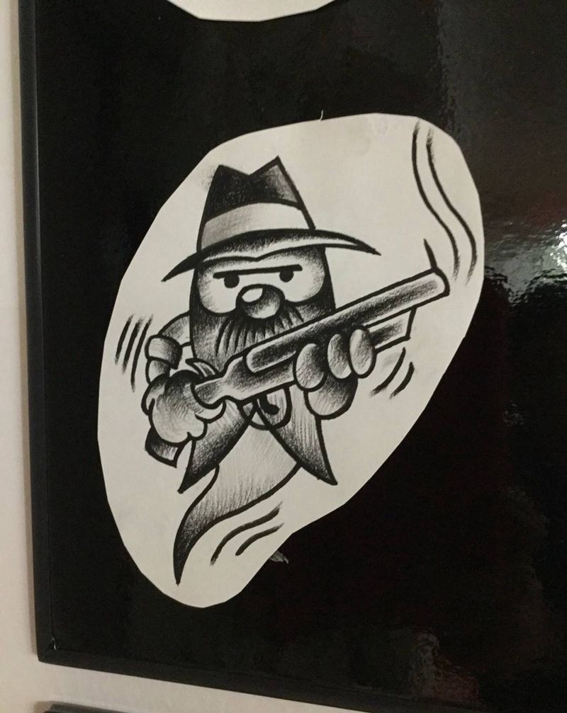 墨西哥风格纹身图片_手稿纹身图案