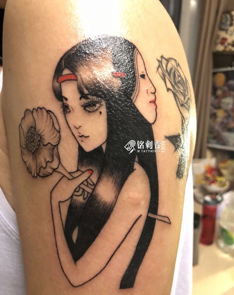 富江小姐纹身图片