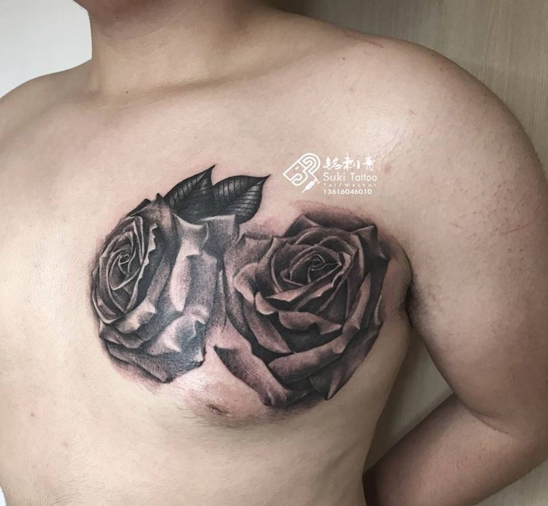 写实➕遮盖纹身图片