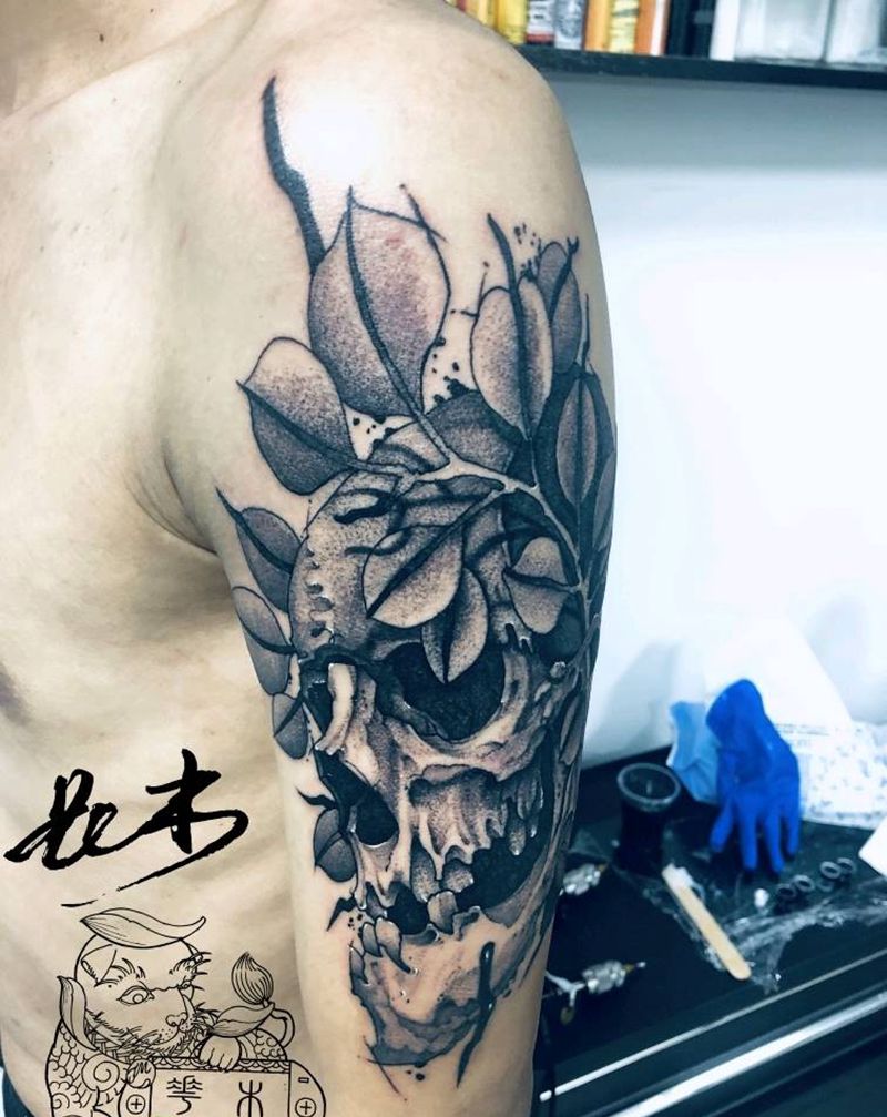 用时6h纹身图片_手臂欧美写实纹身图案