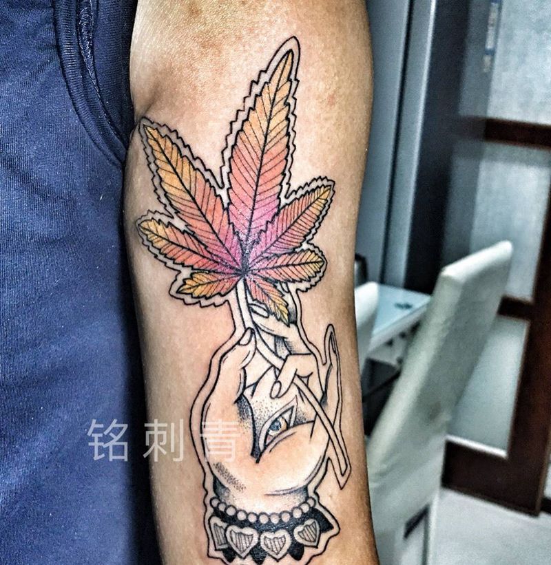 欧美彩色纹身图片