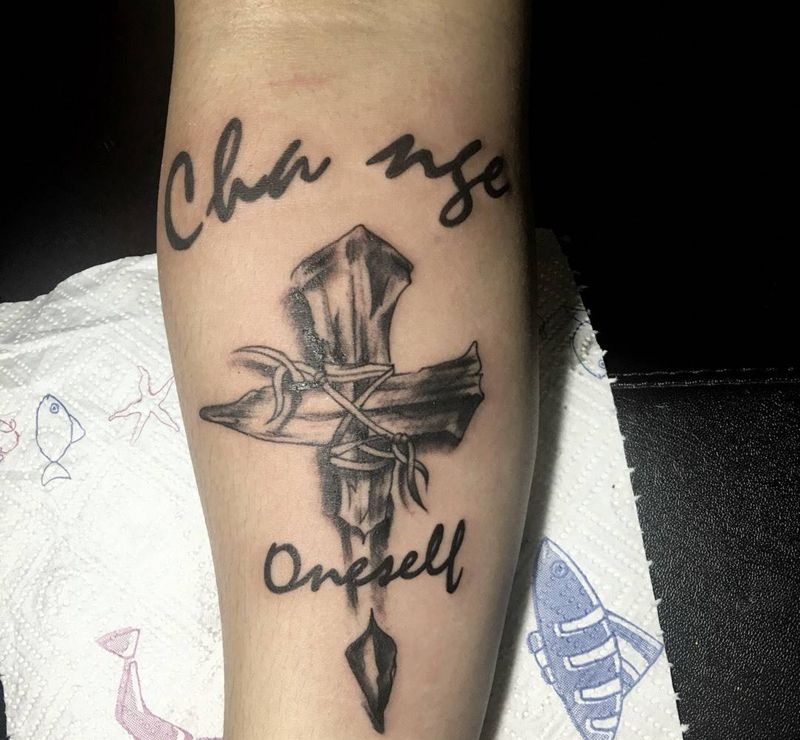 小图纹身图片_成品手臂欧美纹身图案