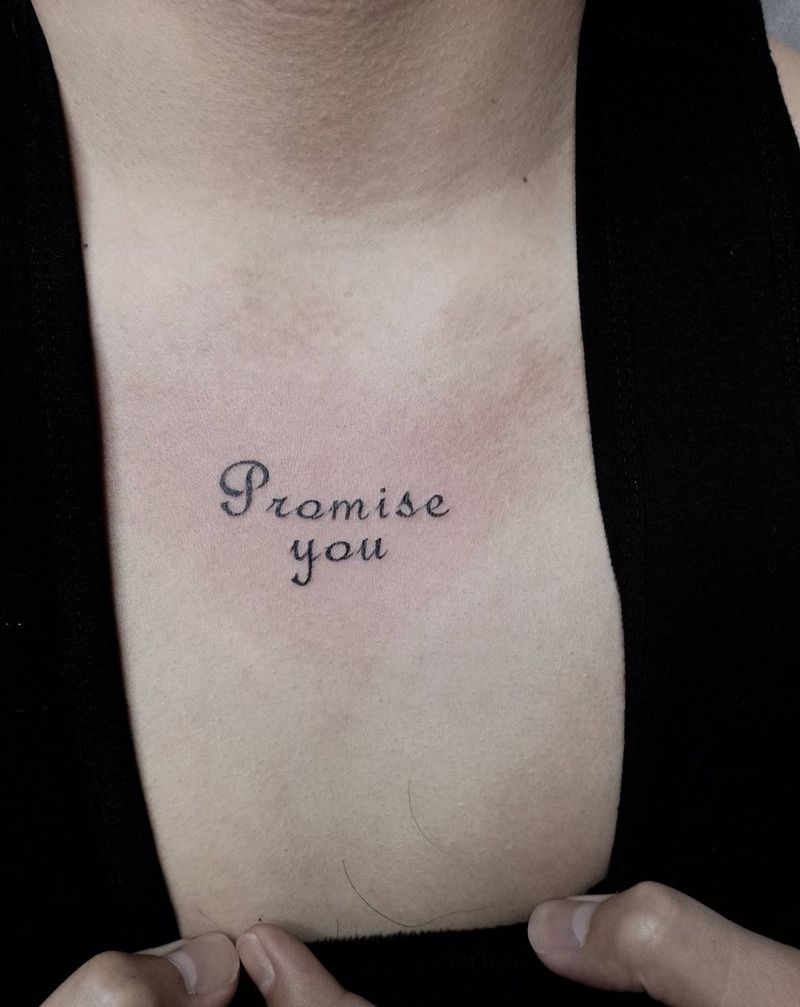 爱的表白纹身图片