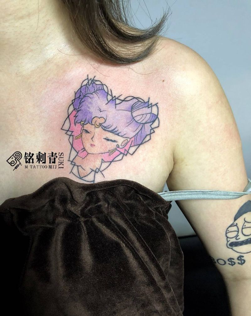 欧美小彩图纹身图片