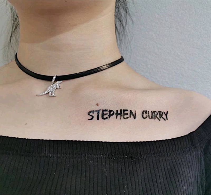 英文字母纹身图片_肩部英文纹身图案