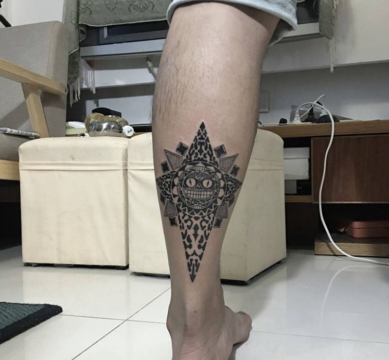 玛雅图腾纹身图片