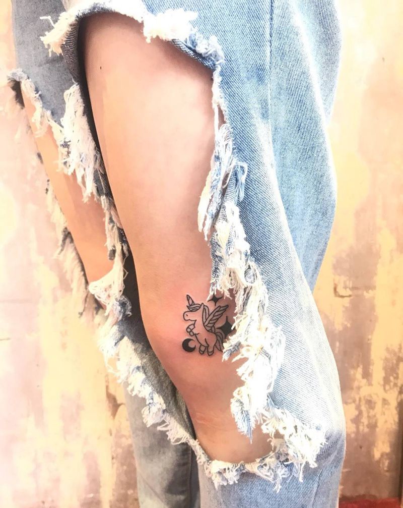 独角兽纹身图片