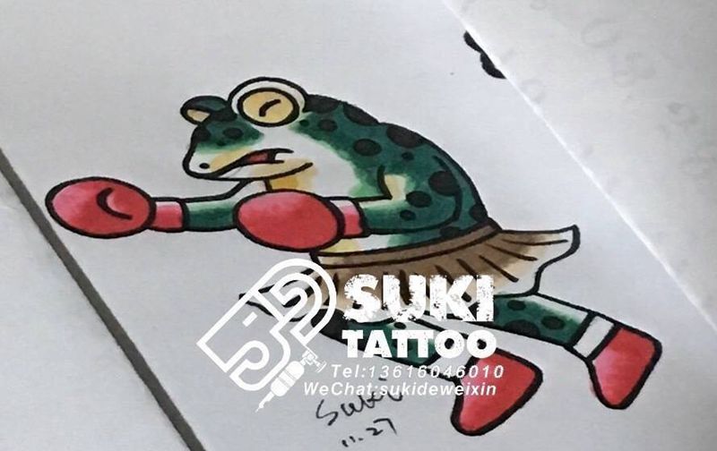 old school手稿纹身图片_手稿欧美动物纹身图案