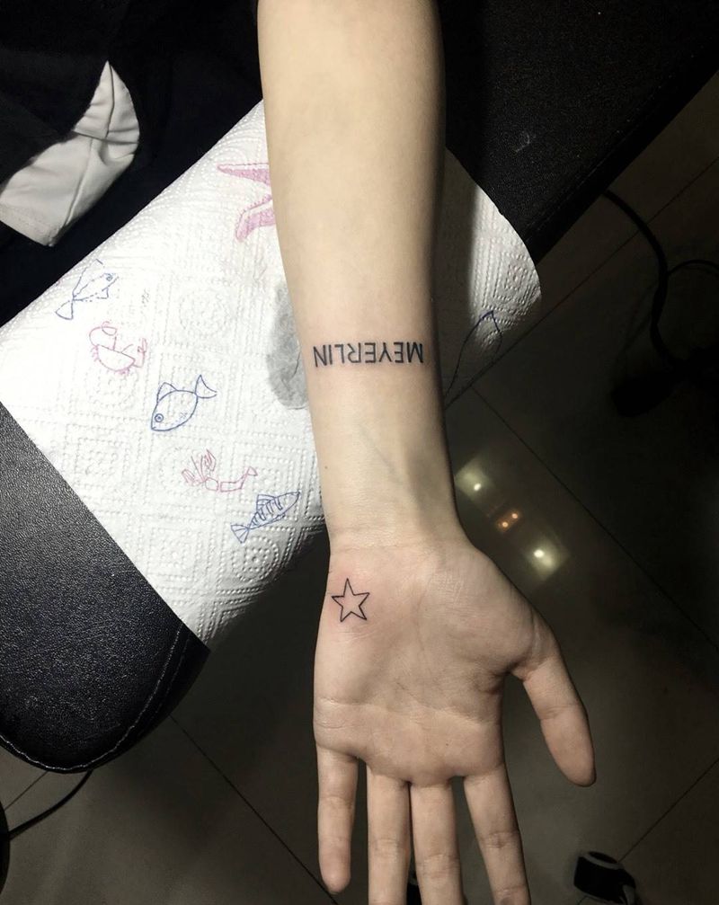 小清新纹身图片_成品纹身图案