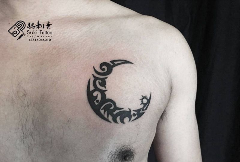 客定原创图腾一枚纹身图片