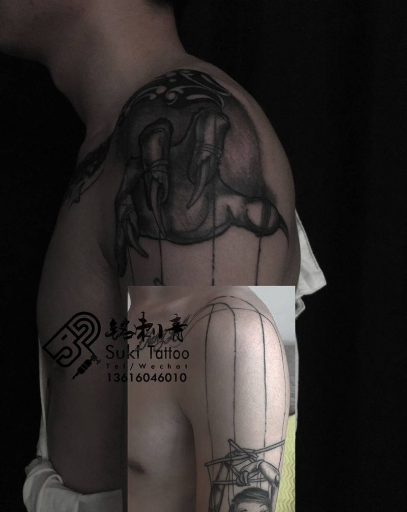 客人旧图添加纹身图片