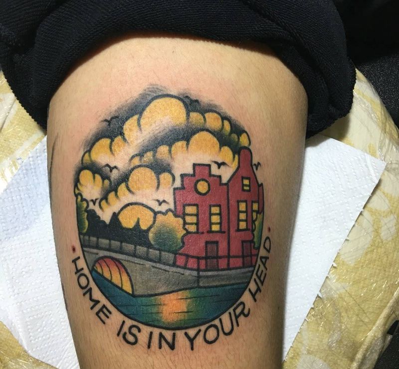 Oldschool纹身图片_成品欧美纹身图案