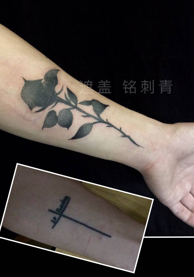 又一个完美遮盖纹身图片
