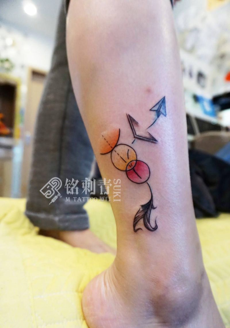 彩色小清新纹身图片