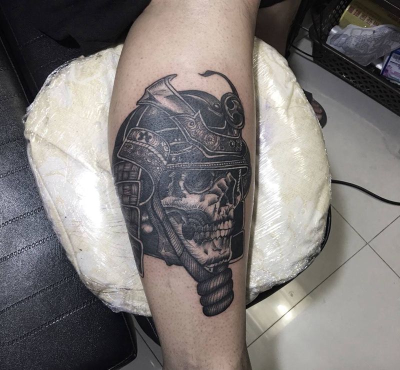 欧美黑武士纹身图片