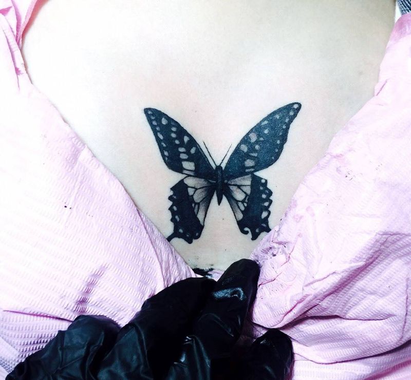 蝴蝶纹身图片