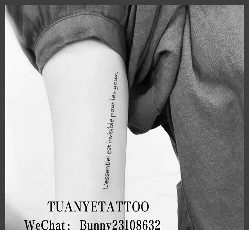 英文纹身图片_手臂纹身图案