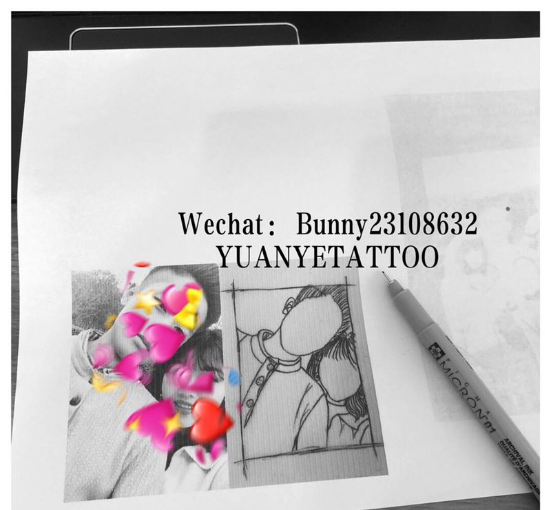 简笔设计纹身图片_手臂纹身图案