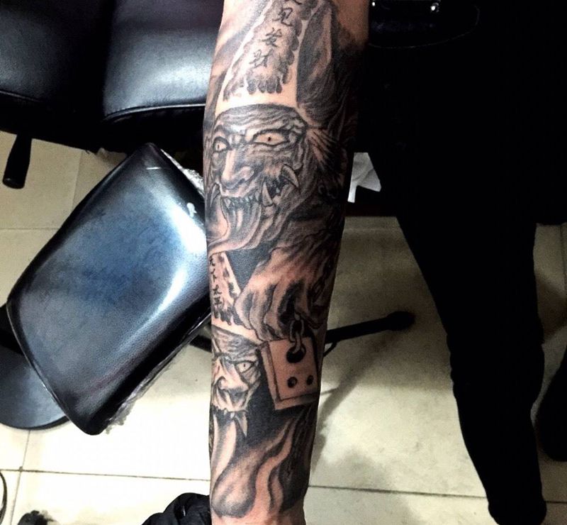 我不做最贵的纹身师，但是我要做最用心的纹身师，好不好让时间说真话纹身图片