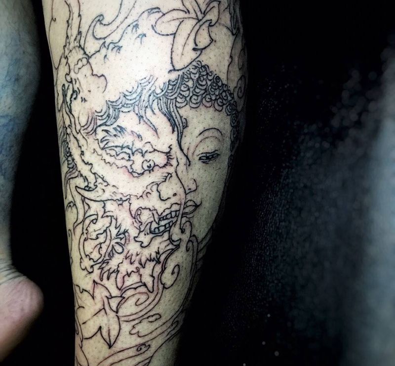 纹身怕被坑，找我，让时间说真话纹身图片