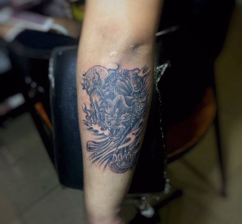 老客户纹身图片