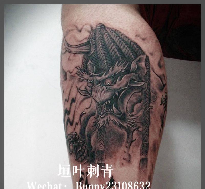 小鬼头纹身图片