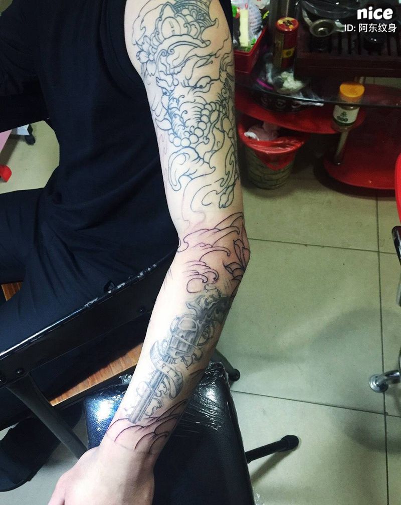 老客户纹身图片