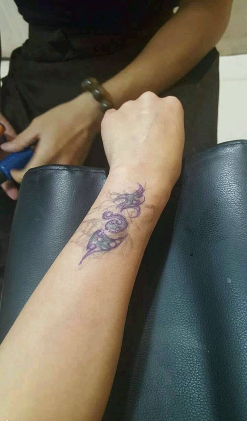 修改旧纹身/纹身图片_腿部手部传统图腾成品纹身图案