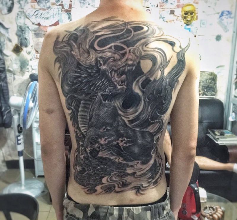 据众多客人反应，说我价格太低了纹身图片