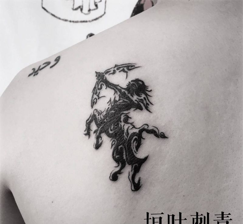 射手座纹身图片