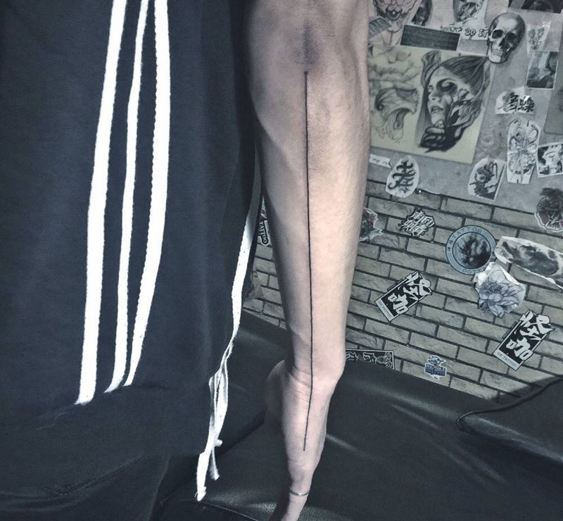 线纹身图片