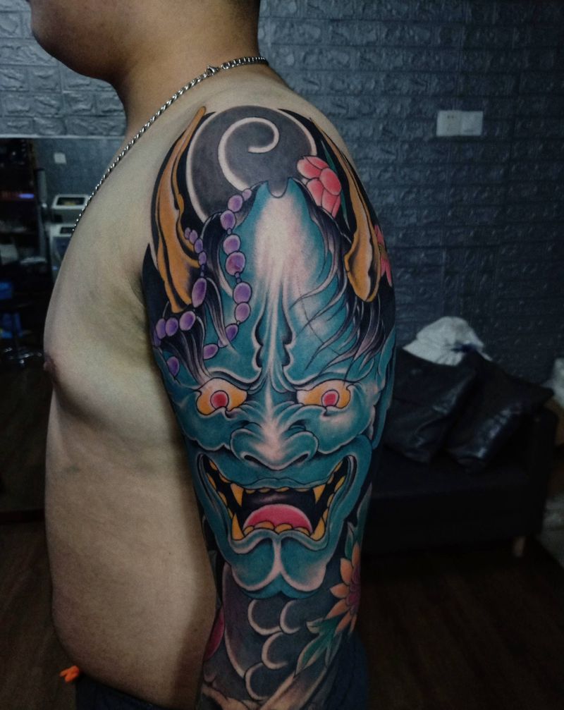 般若纹身图片_手臂纹身图案