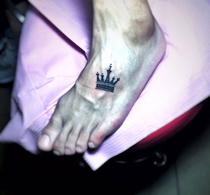 皇冠纹身图片