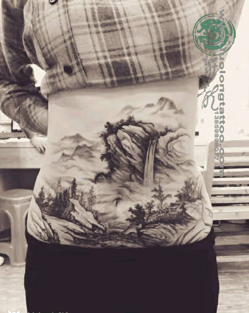 罗龙刺青纹身图片