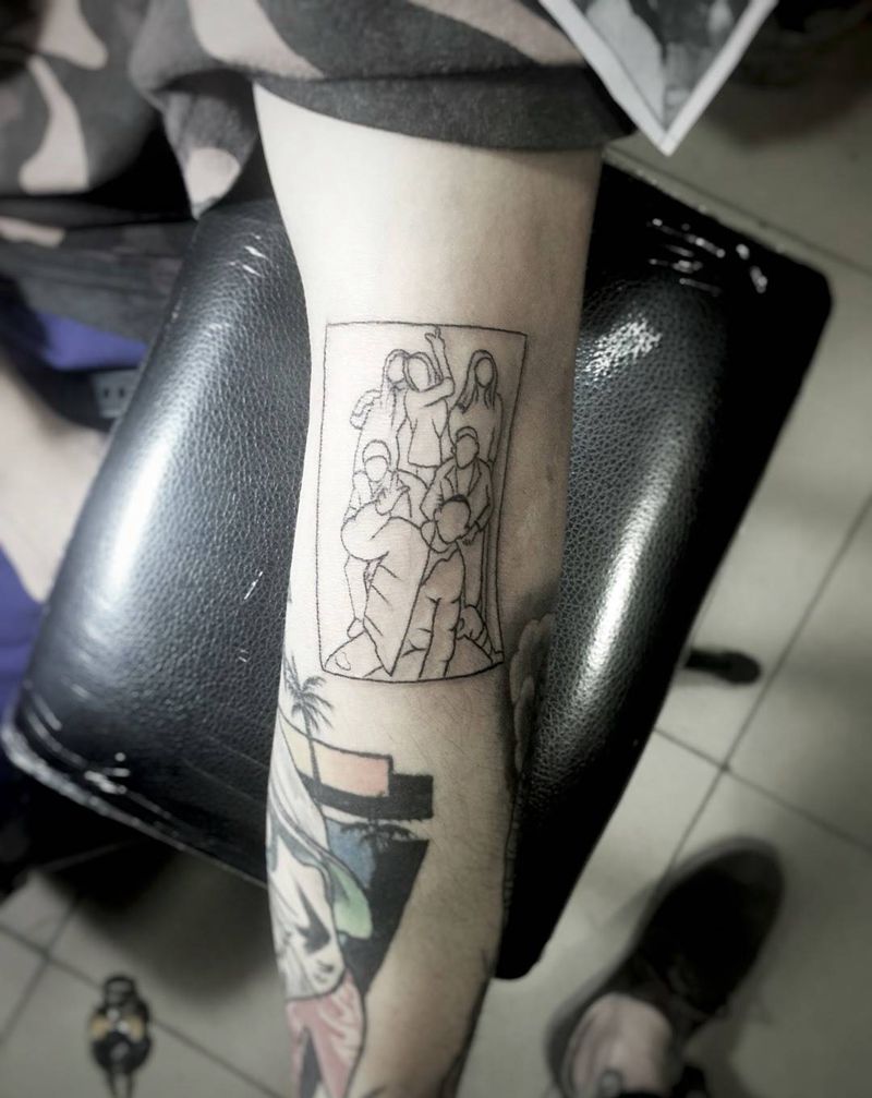 温馨的一家人哦,时尚耐看,不过时纹身图片