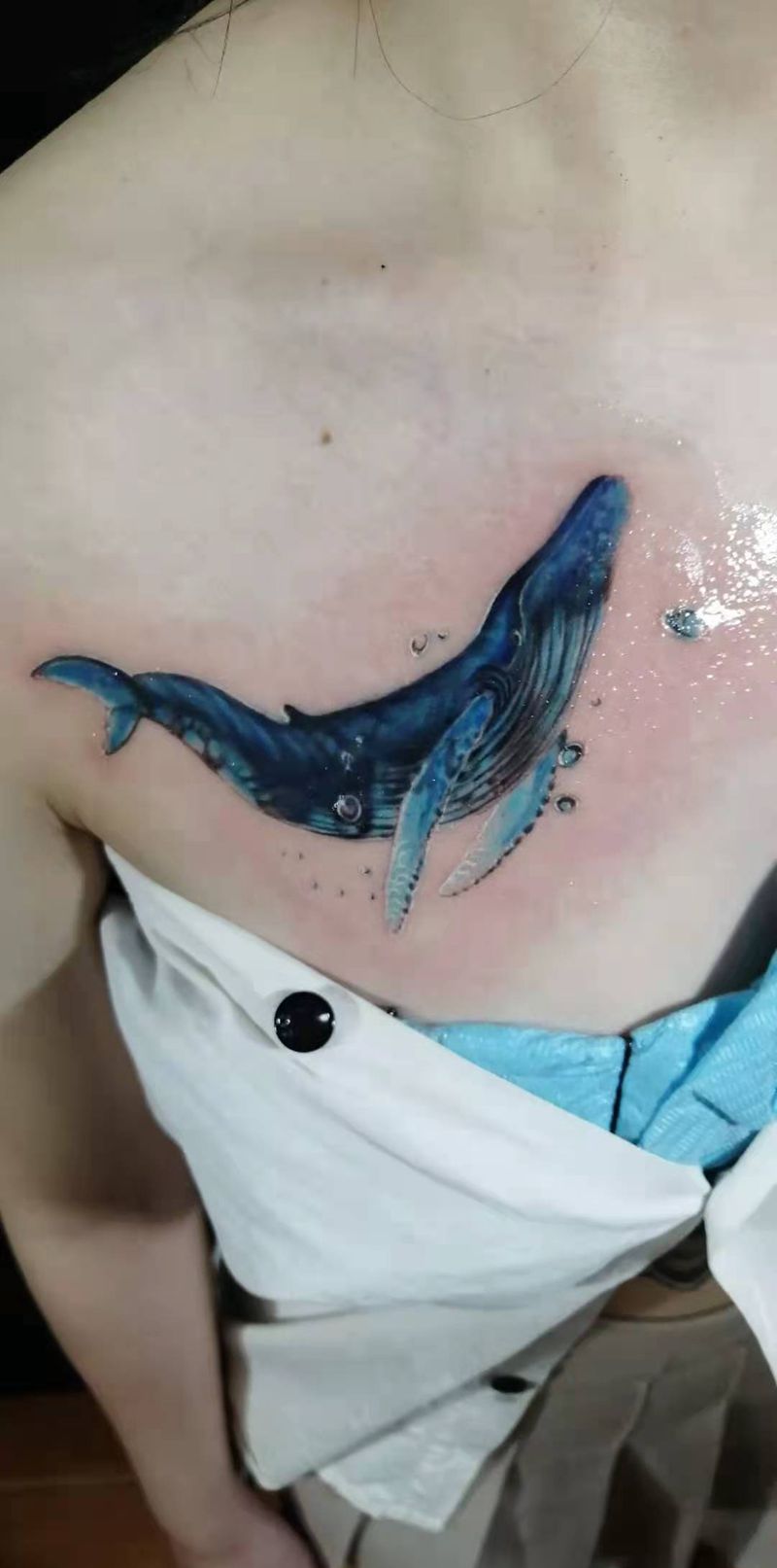 遮盖纹身图片_肩部纹身图案