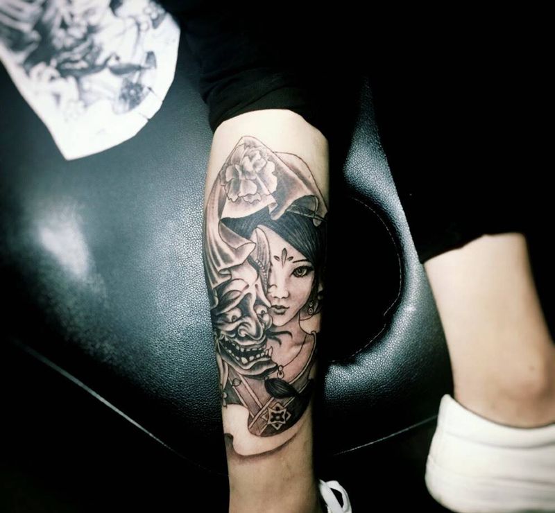 老客户纹身图片