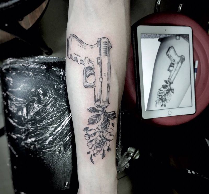 小清新纹身图片