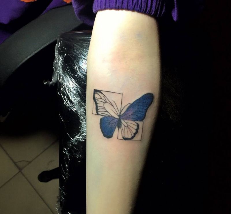 蝴蝶纹身图片