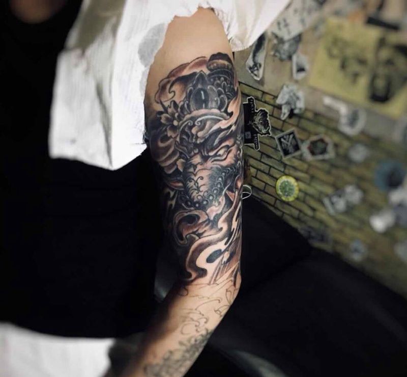 老客户纹身图片