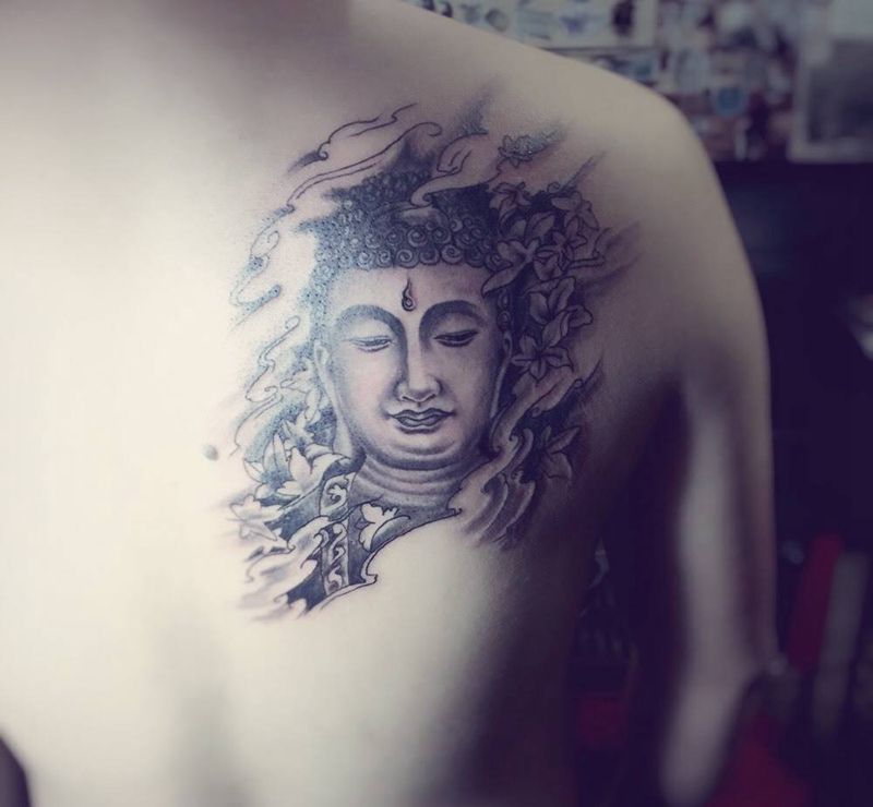 佛纹身图片