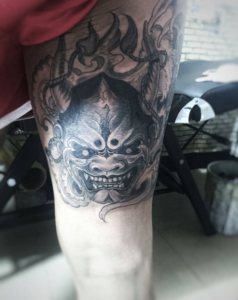 怕疼,敷麻药了,对于般若,你了解多少呢,说来听听纹身图片