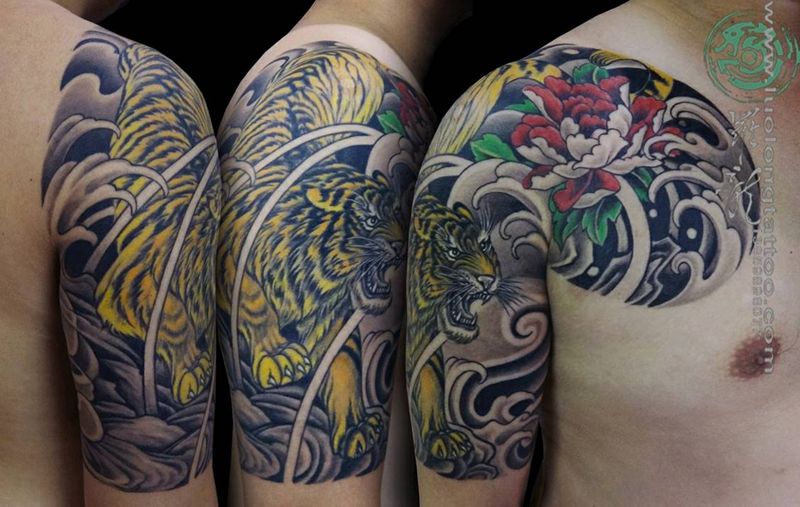 罗龙刺青作品纹身图片