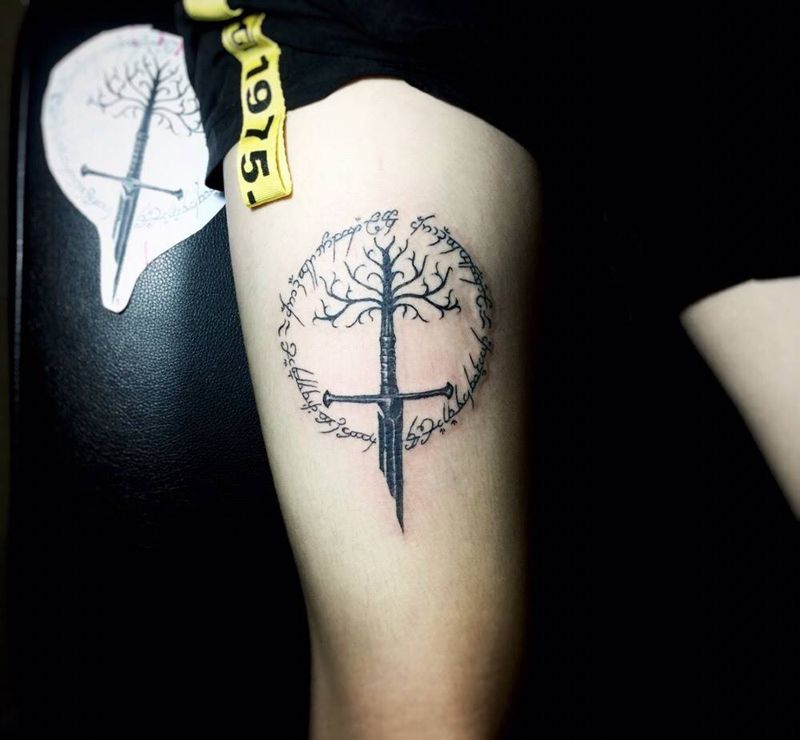 老客户纹身图片