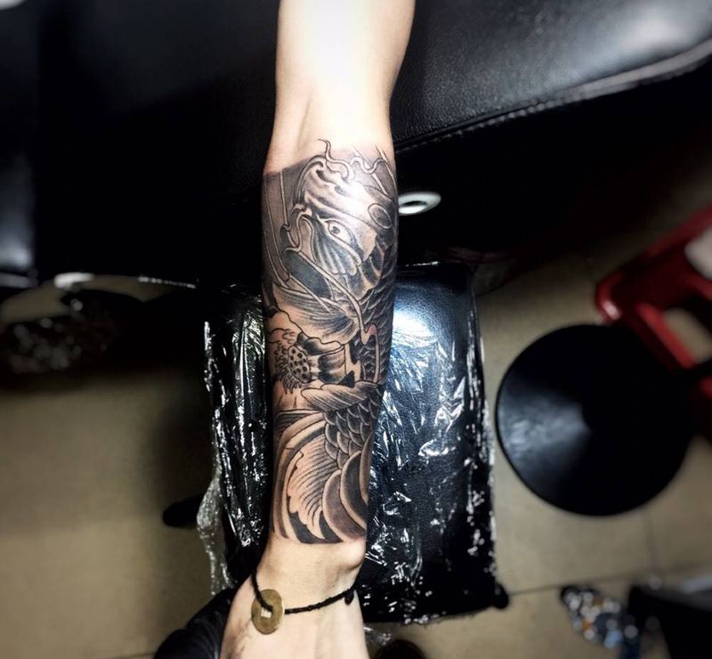 做活动，纹身图片