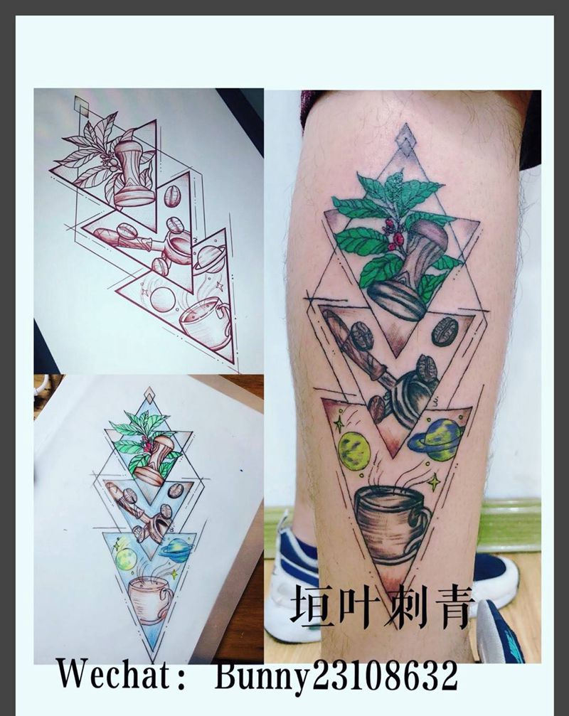 客稿还原加色纹身图片